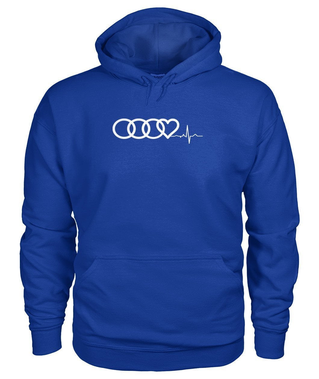 Audi Hoodie Heart Beat Gildan