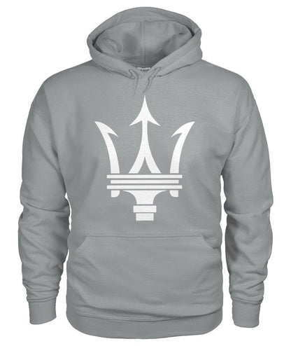 Maserati Logo Gildan Pullover Sweatshirt Hoodie