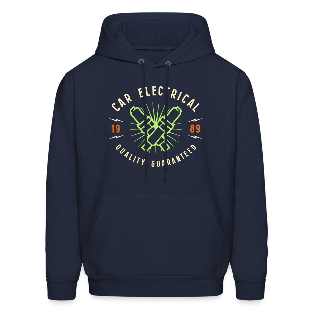 Car Electrical Men's Hoodie - navy