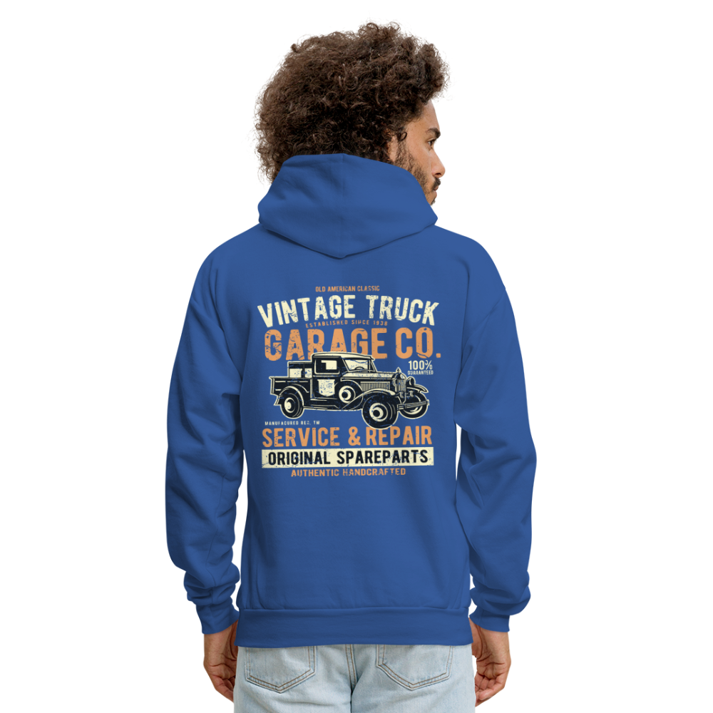 Vintage truck Cars Men's Hoodie - royal blue