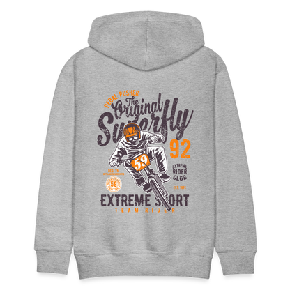 Pedal Pusher Extreme Sport Men’s Premium Hoodie - heather grey