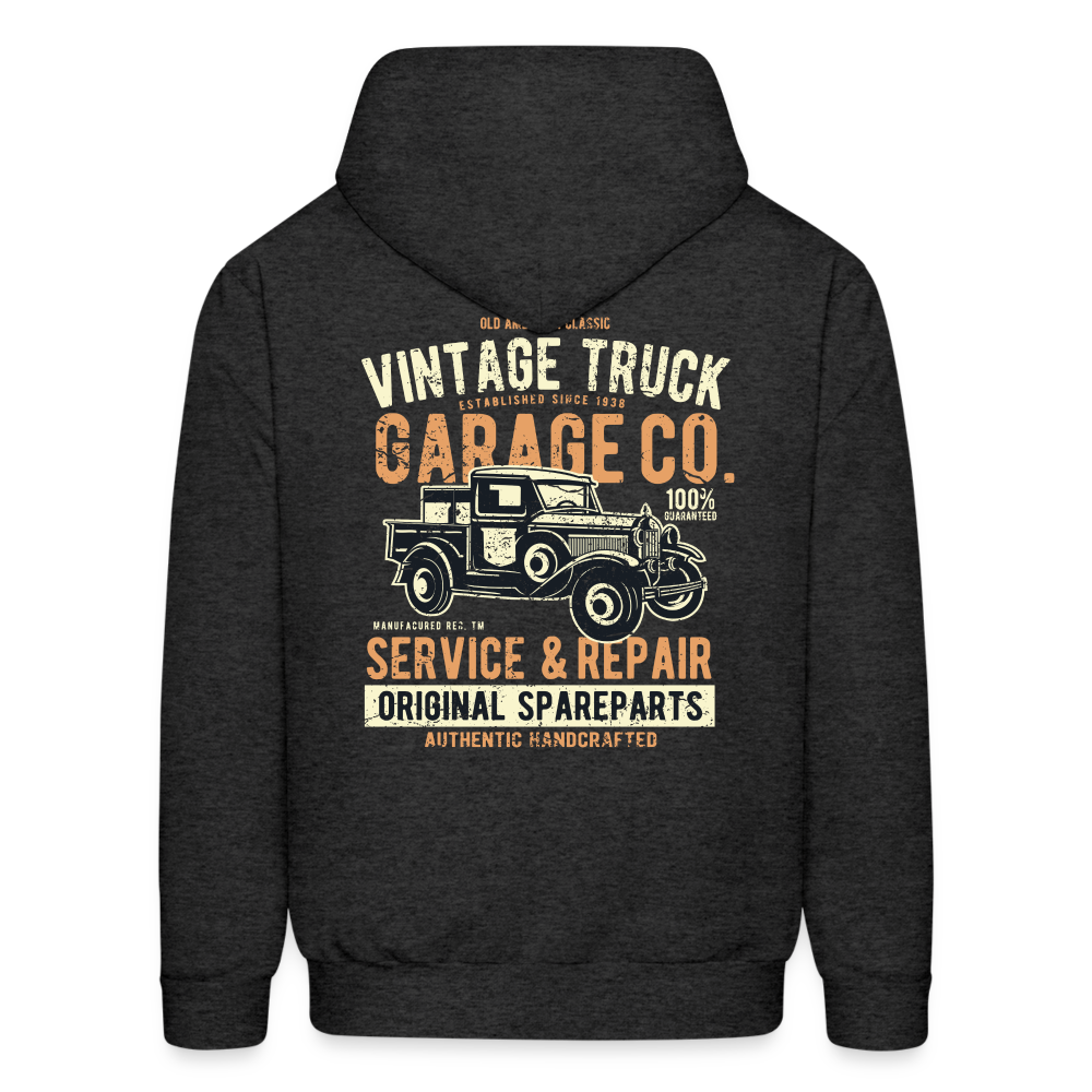 Vintage truck Cars Men's Hoodie - charcoal grey