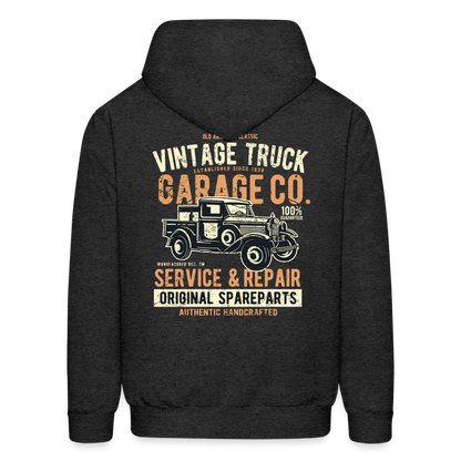 Vintage truck Cars Men's Hoodie - charcoal grey