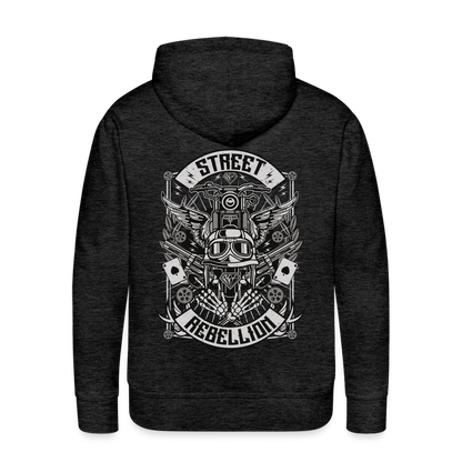 Street Rebellion Men’s Premium Hoodie - charcoal grey