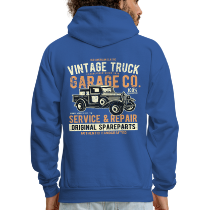 Vintage truck Cars Men's Hoodie - royal blue