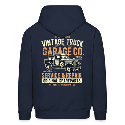 Vintage truck Cars Men's Hoodie - navy