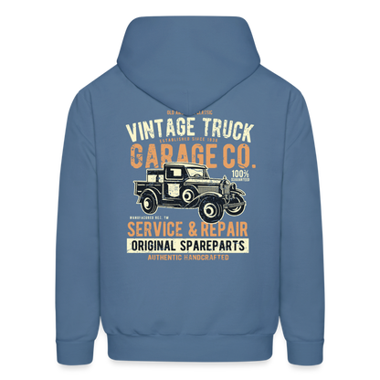 Vintage truck Cars Men's Hoodie - denim blue