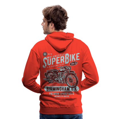 Super Bike Motorcycle Men’s Premium Hoodie - red