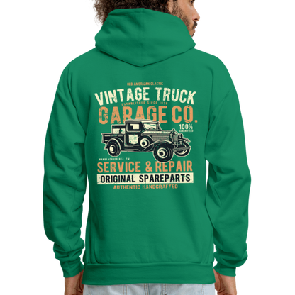 Vintage truck Cars Men's Hoodie - kelly green