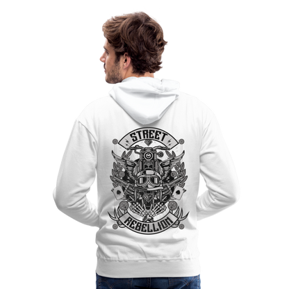 Street Rebellion Men’s Premium Hoodie - white