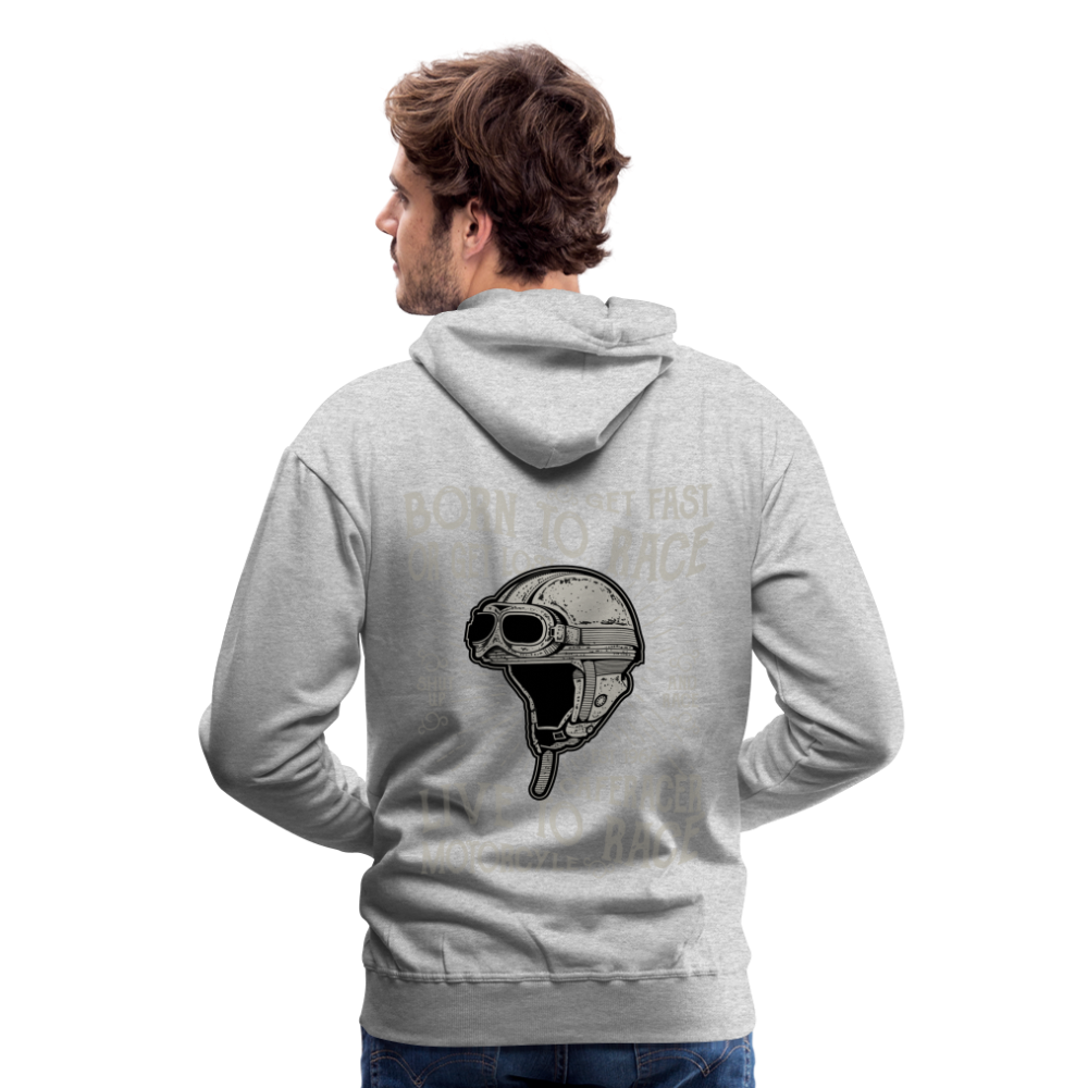 Born to Race Car's Men’s Premium Hoodie - heather grey