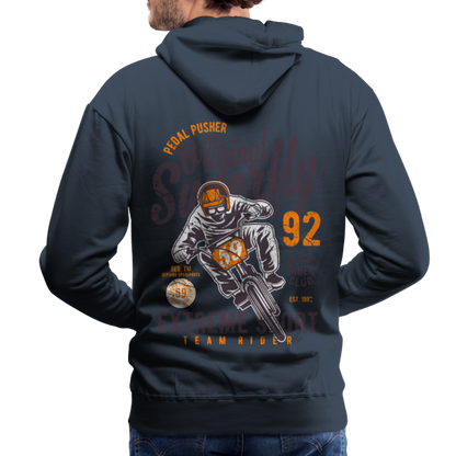 Pedal Pusher Extreme Sport Men’s Premium Hoodie - navy