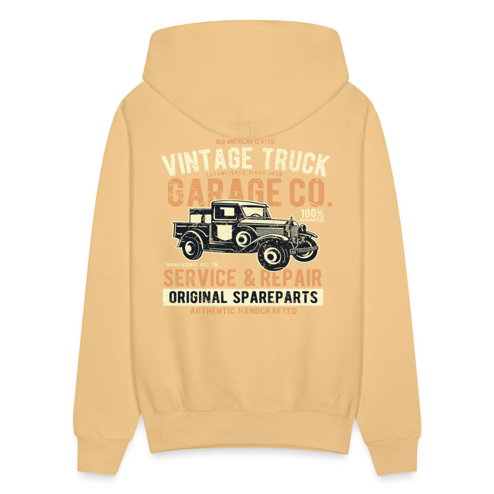 Vintage truck Cars Men's Hoodie - light yellow