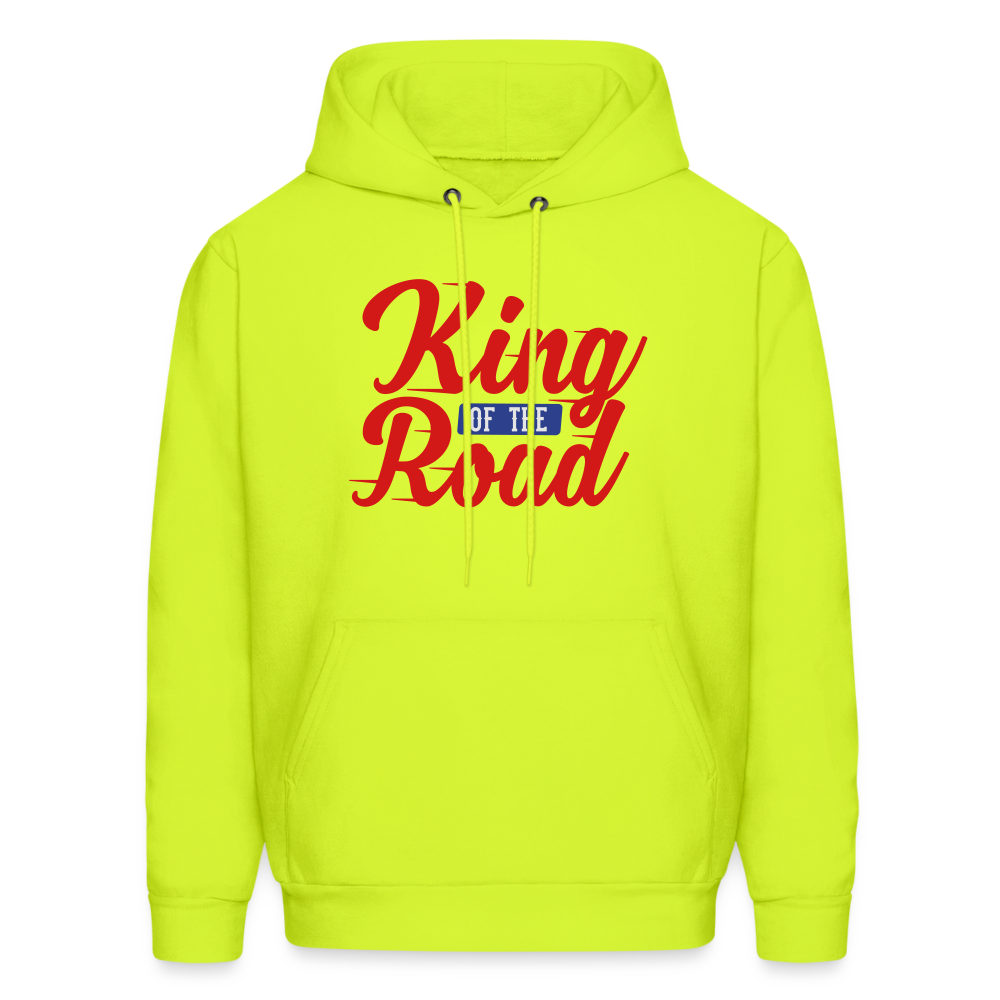 King Of The Road Men's Hoodie - safety green