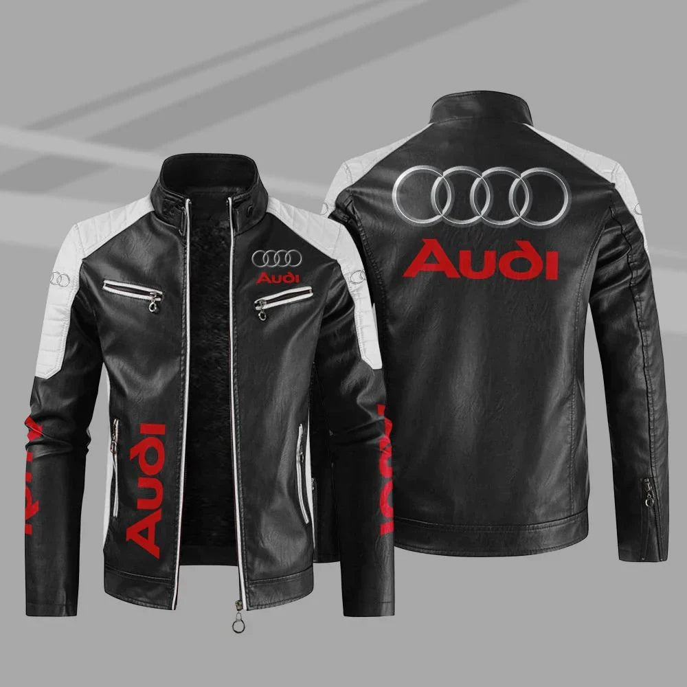 Audi Jacket Audi Sport Leather Jacket V22