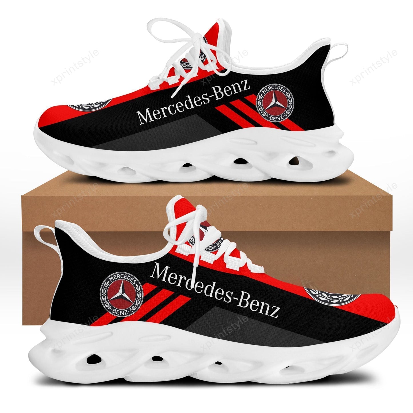 Mercedes Running Chunky Shoes Ver 2 Red