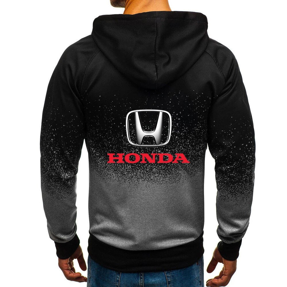 Honda Hoodie Honda Hooded Sweatshirt Gradient Color V29