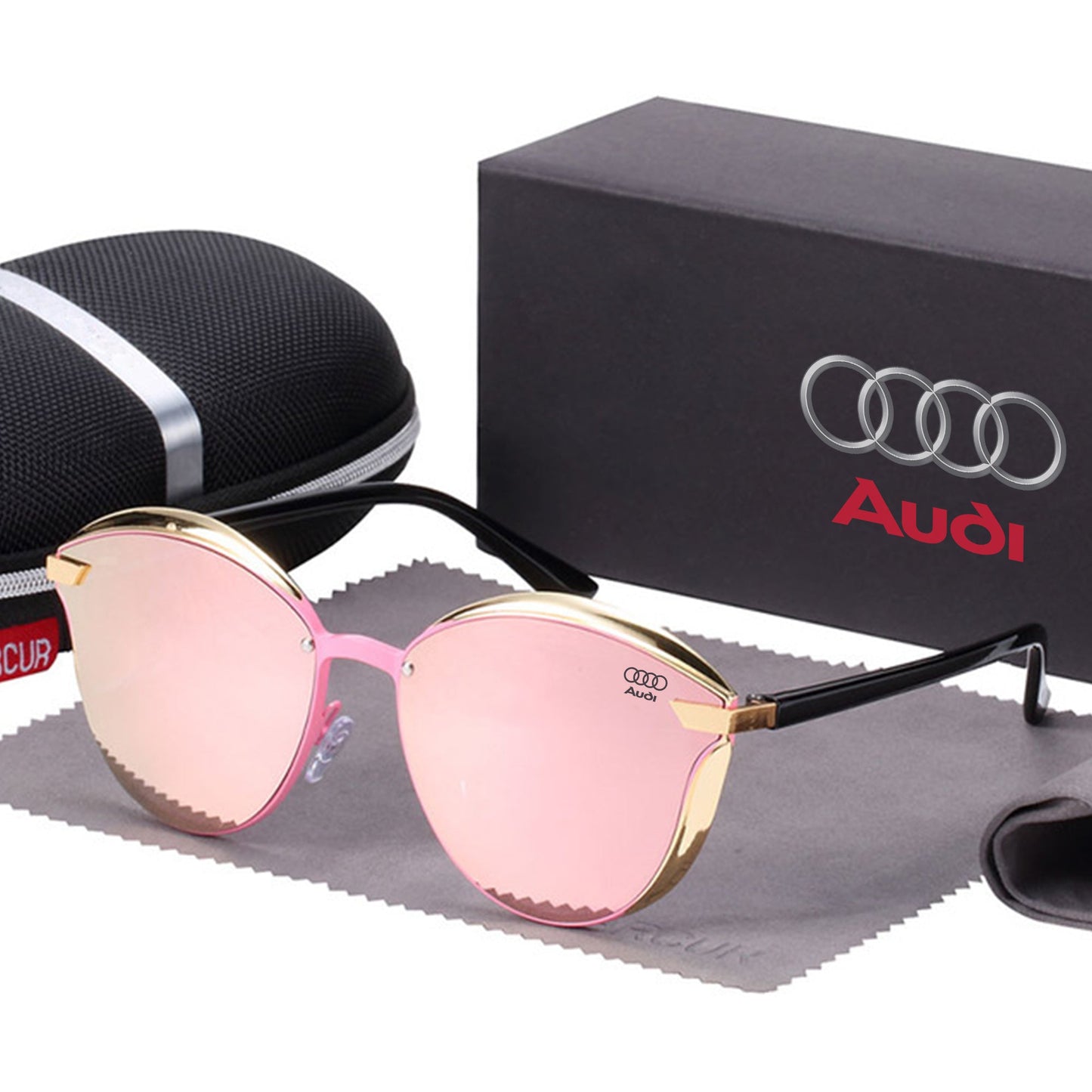 Audi Unisex Polarized Sunglasses-Driver Apparel-Driversapparel.com