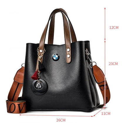 BMW Luxury Leather Women Handbag-bag-Driver Apparel-Driversapparel.com