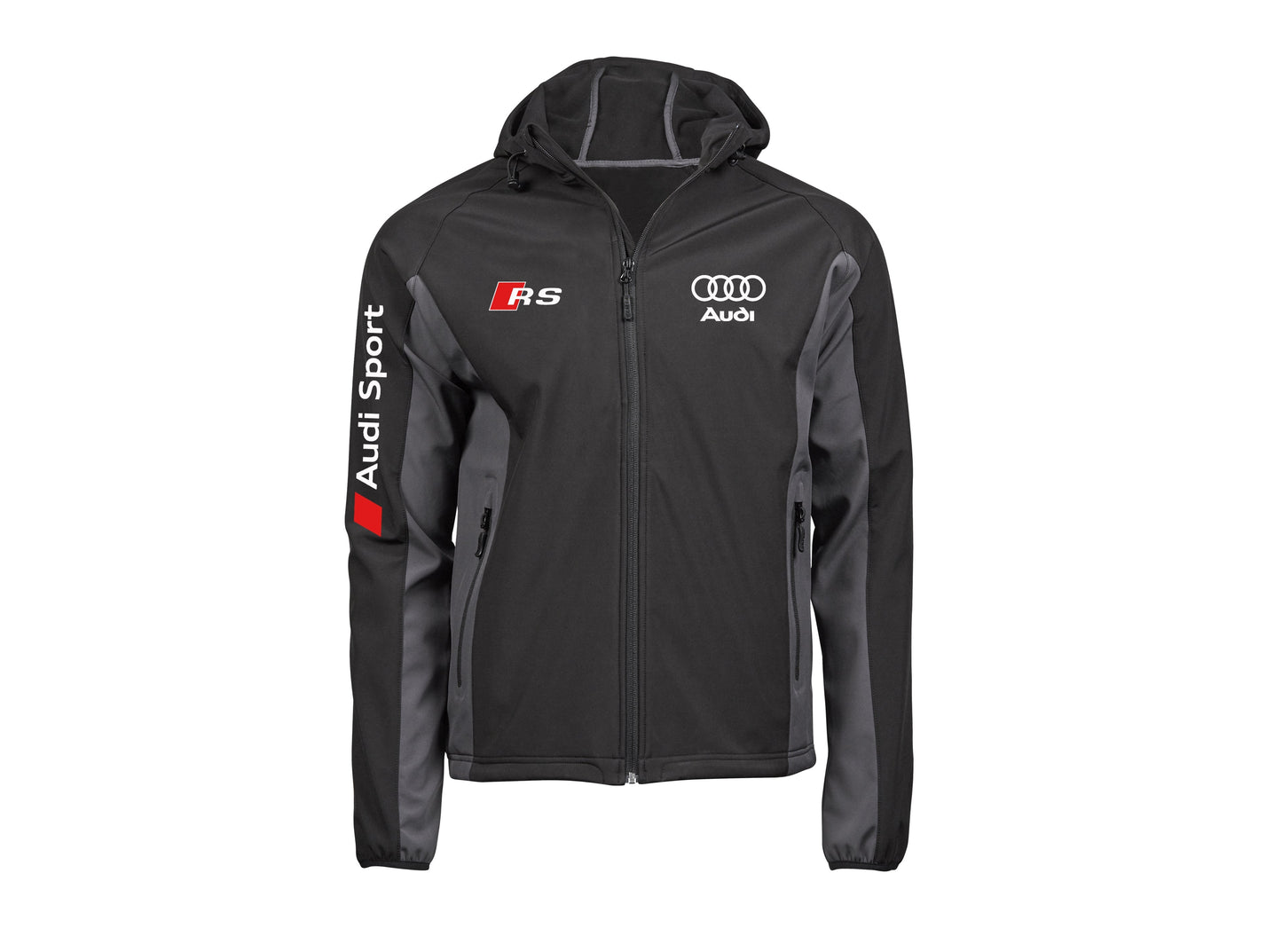 Audi Two-Tone Soft Shell Jacket with Hood