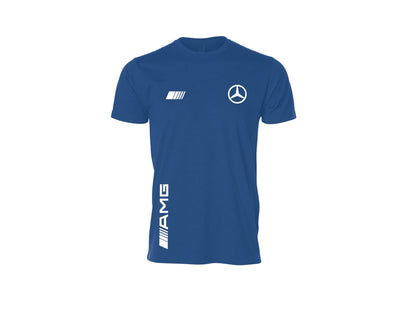 AMG Mercedes Half Sleeves Crewneck T-shirt