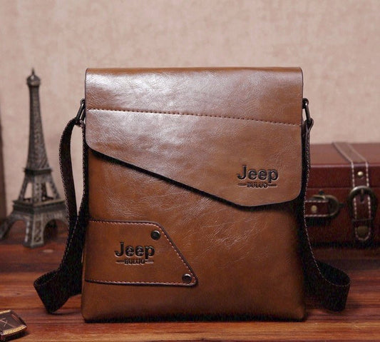 Jeep Fashion Leather Bag-bag-Driver Apparel-Black-Driversapparel.com