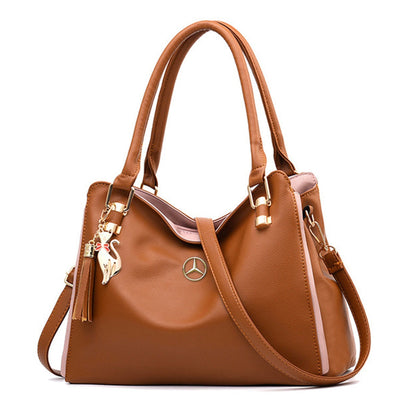 Mercedes Classy Women&#8217;s Handbag-bag-Driver Apparel-Brown-Driversapparel.com