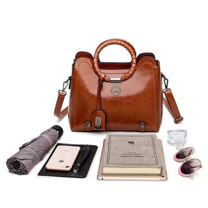 Mercedes High Class Leather Women Handbag-bag-Driver Apparel-Driversapparel.com