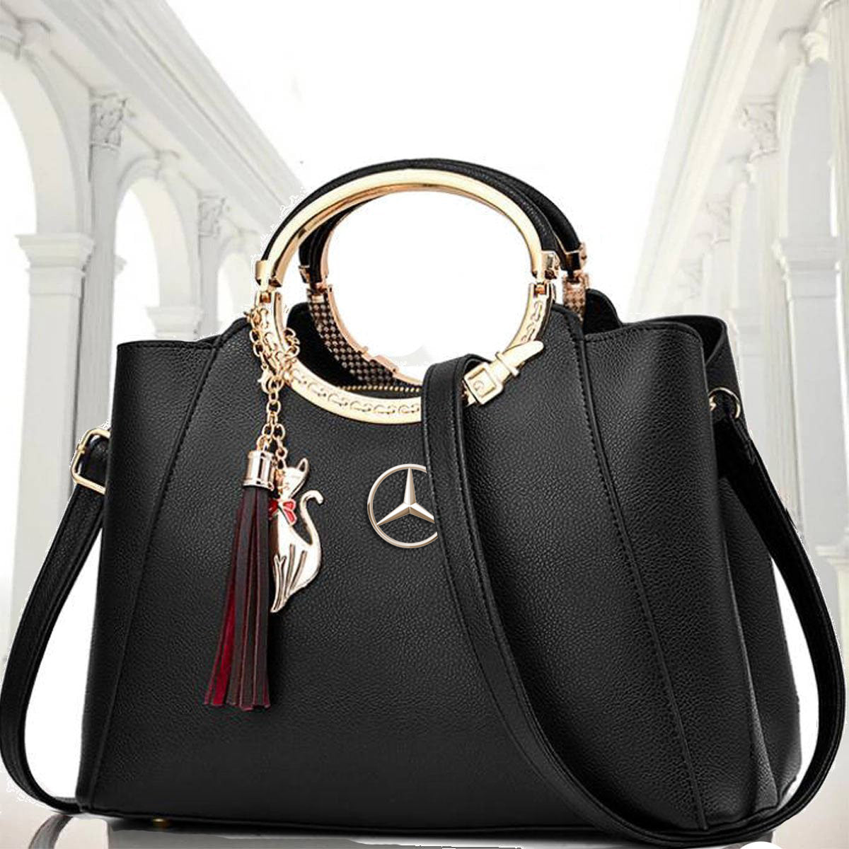 Mercedes Superior Summer Women&#8217;s Handbag-bag-Driver Apparel-Black-Driversapparel.com