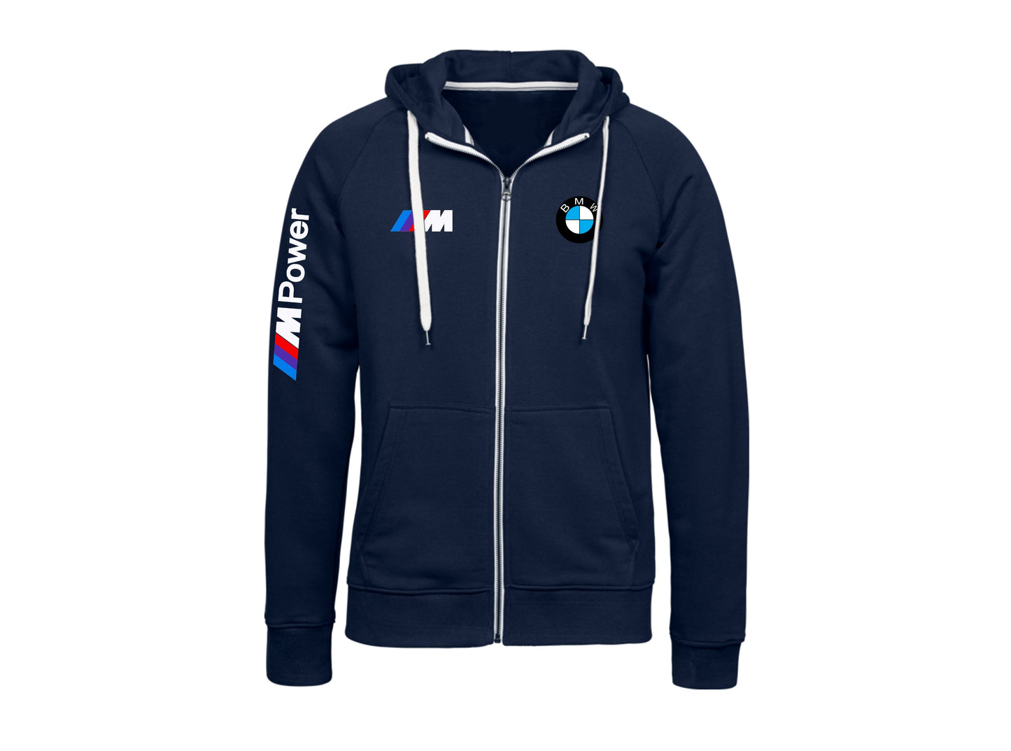 BMW Contrast Zipper Hoodie_Driver_Clothing