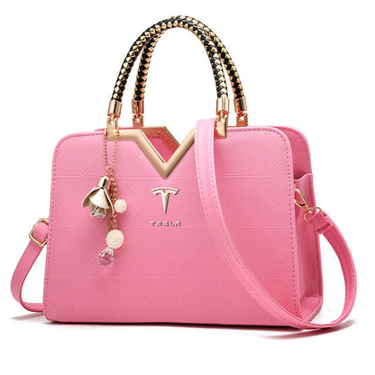 Tesla Spring Women&#8217;s Handbag-bag-Driver Apparel-Pink-Driversapparel.com