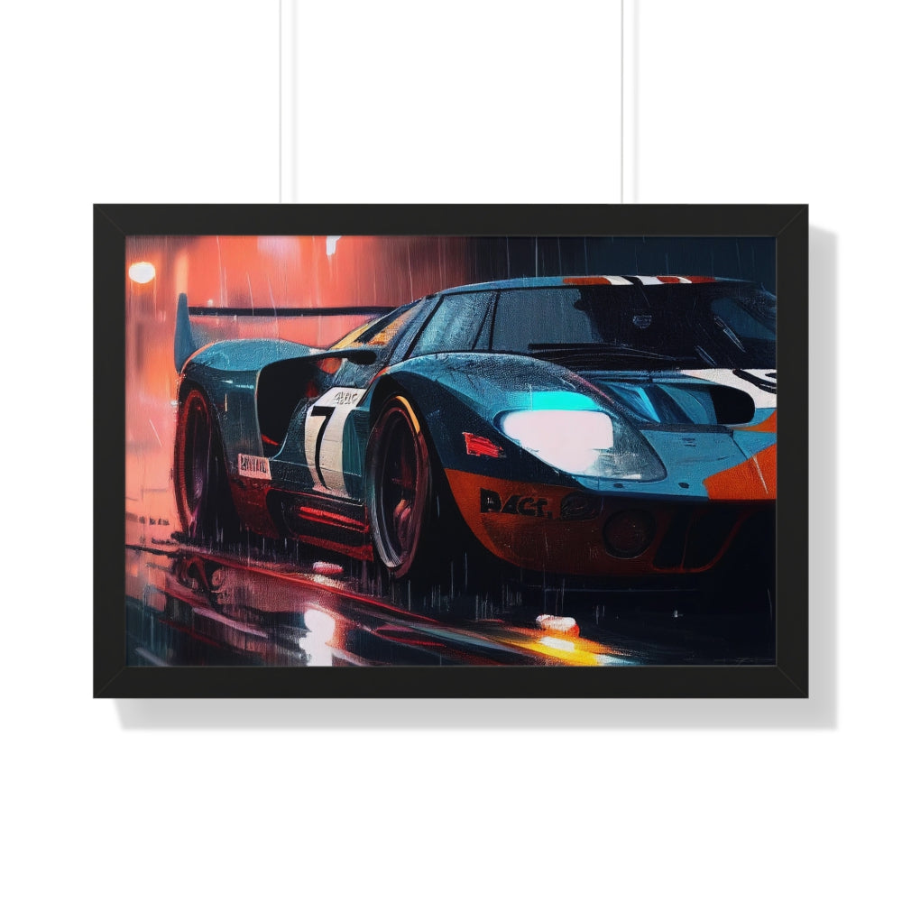 GT40 Racecar Poster