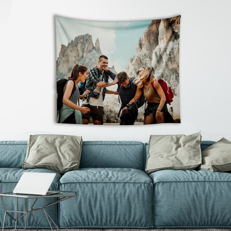 Personalized Photo Tapestry: Wall Art Decor for Any Occasion_driver_clothing_drivi.store