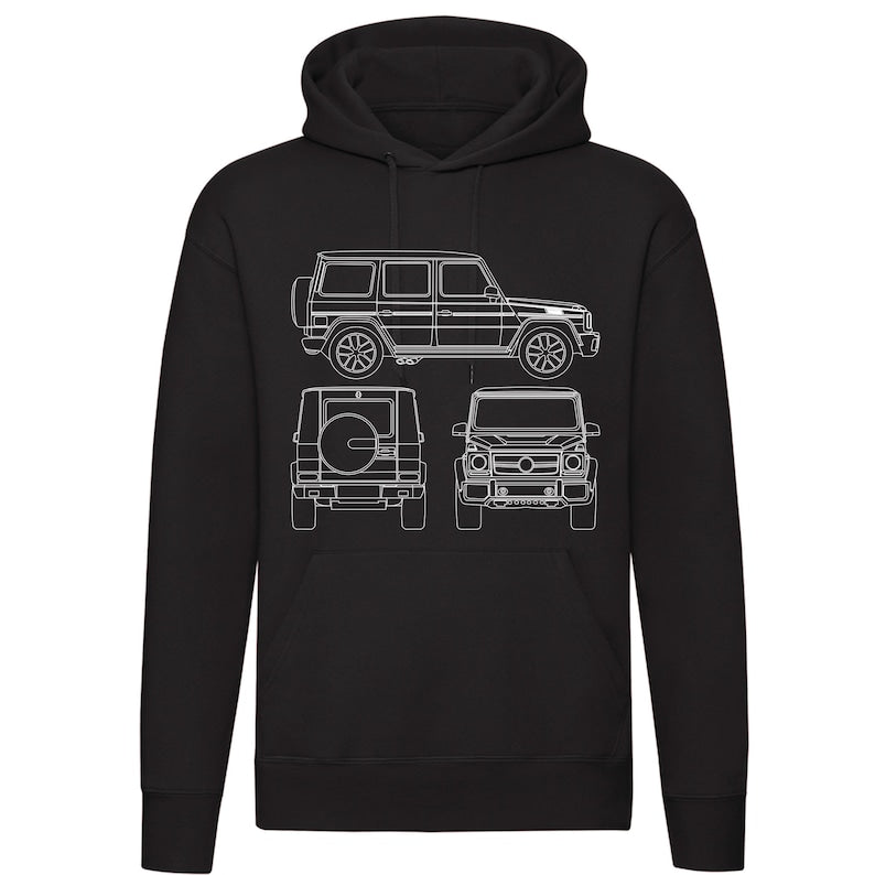 Lineart Mercedes G-Wagon Hoodie