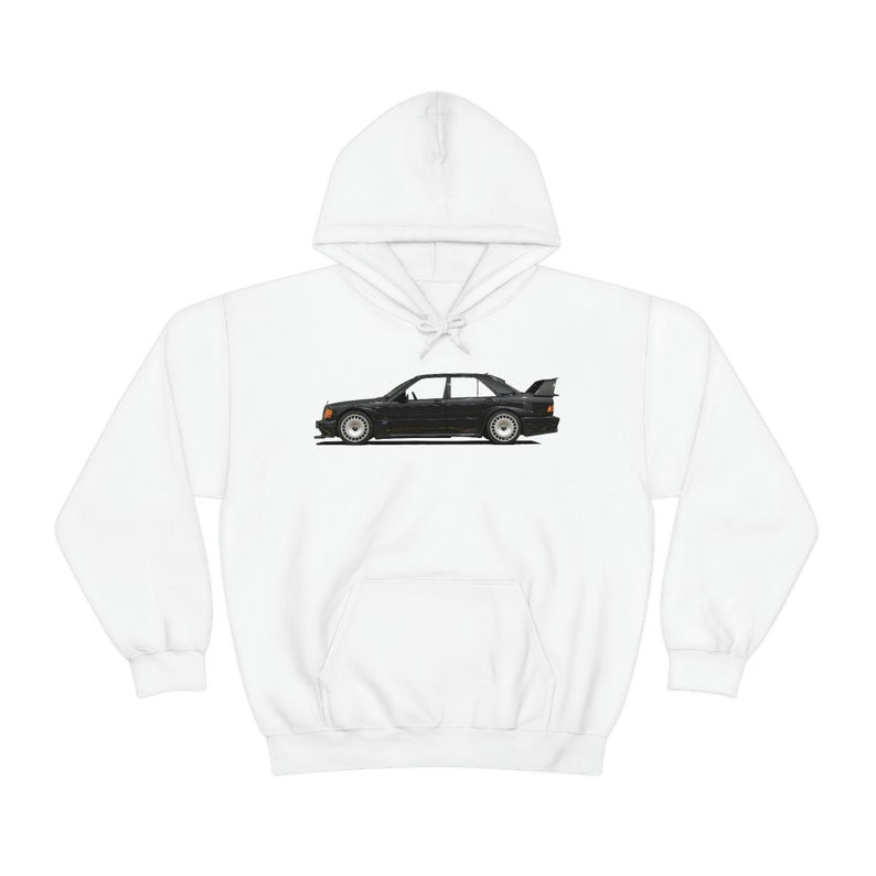 Mercedes-Benz 190E EVO Hoodie: Minimalist Vintage