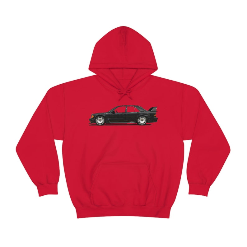 Mercedes-Benz 190E EVO Hoodie: Minimalist Vintage