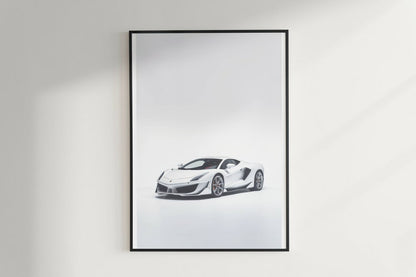 Minimalist Sports Car Collection: Digital Prints for Boys' Rooms