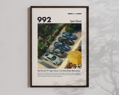 Porsche 911 Sport Classic Wall Art