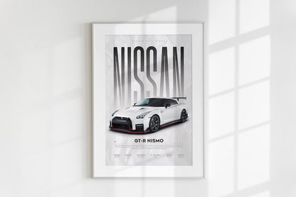 Nissan GT-R Nismo: Iconic Hyper Car Poster_driver_clothing_drivi.store