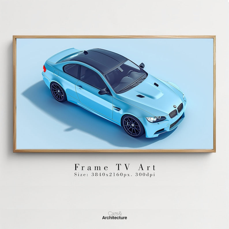 Automotive Art Bundle for Samsung The Frame TV: BMW E92 M3 Collection