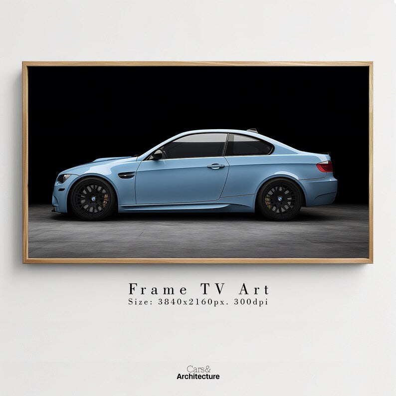 BMW E92 M3 Frame TV Art Collection