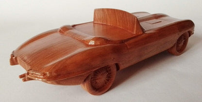 1:15 Wood Scale Model Jaguar E-Type Roadster