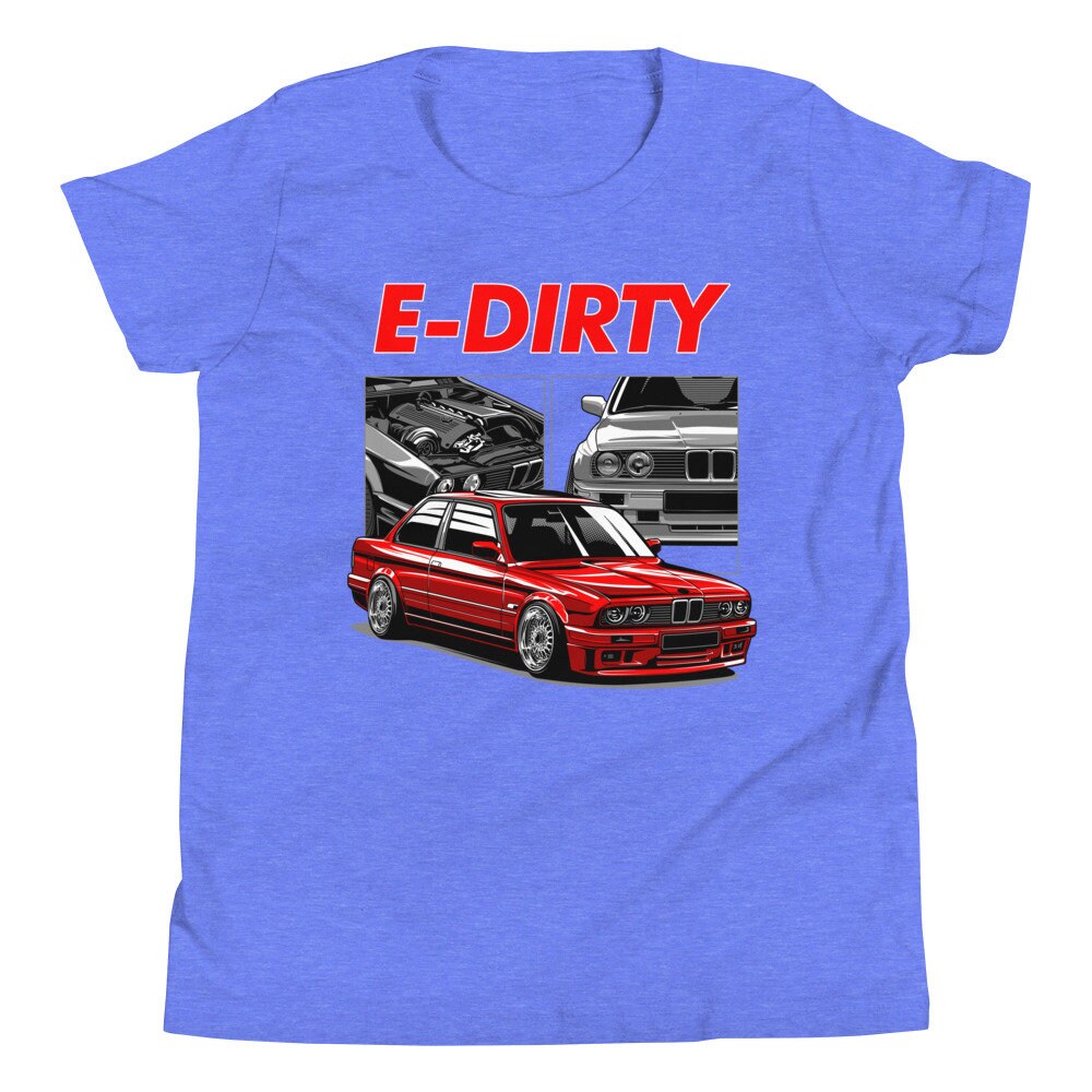 E30 Stanced Turbo Euro Car Youth Shirt