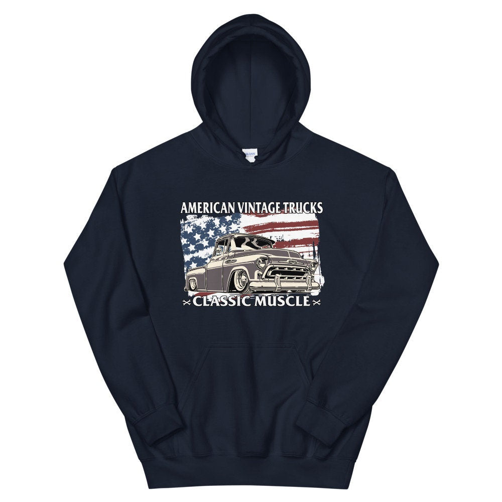 American Vintage Classic Trucks Unisex Hoodie