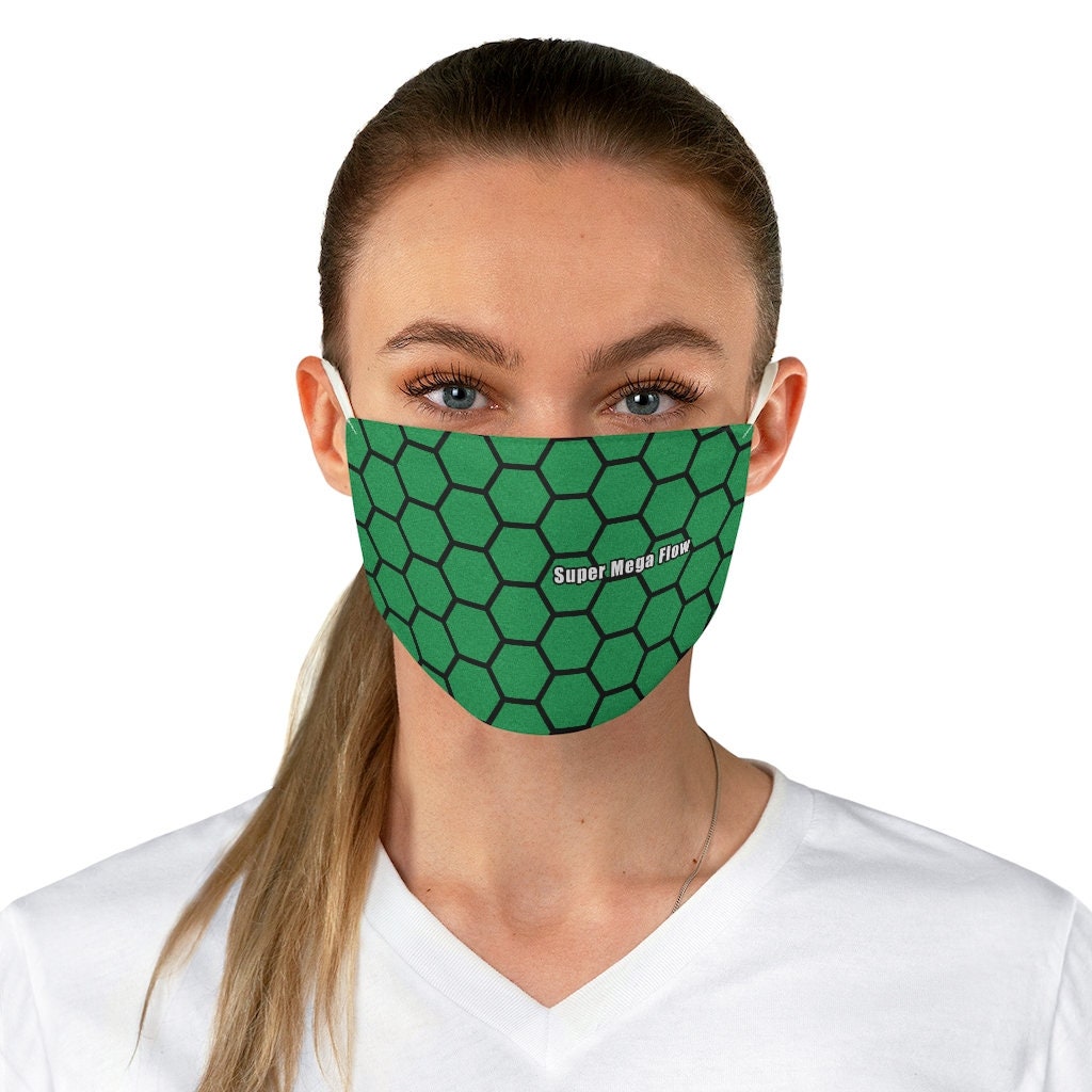 Maschera Viso Verde Super Mega Flow