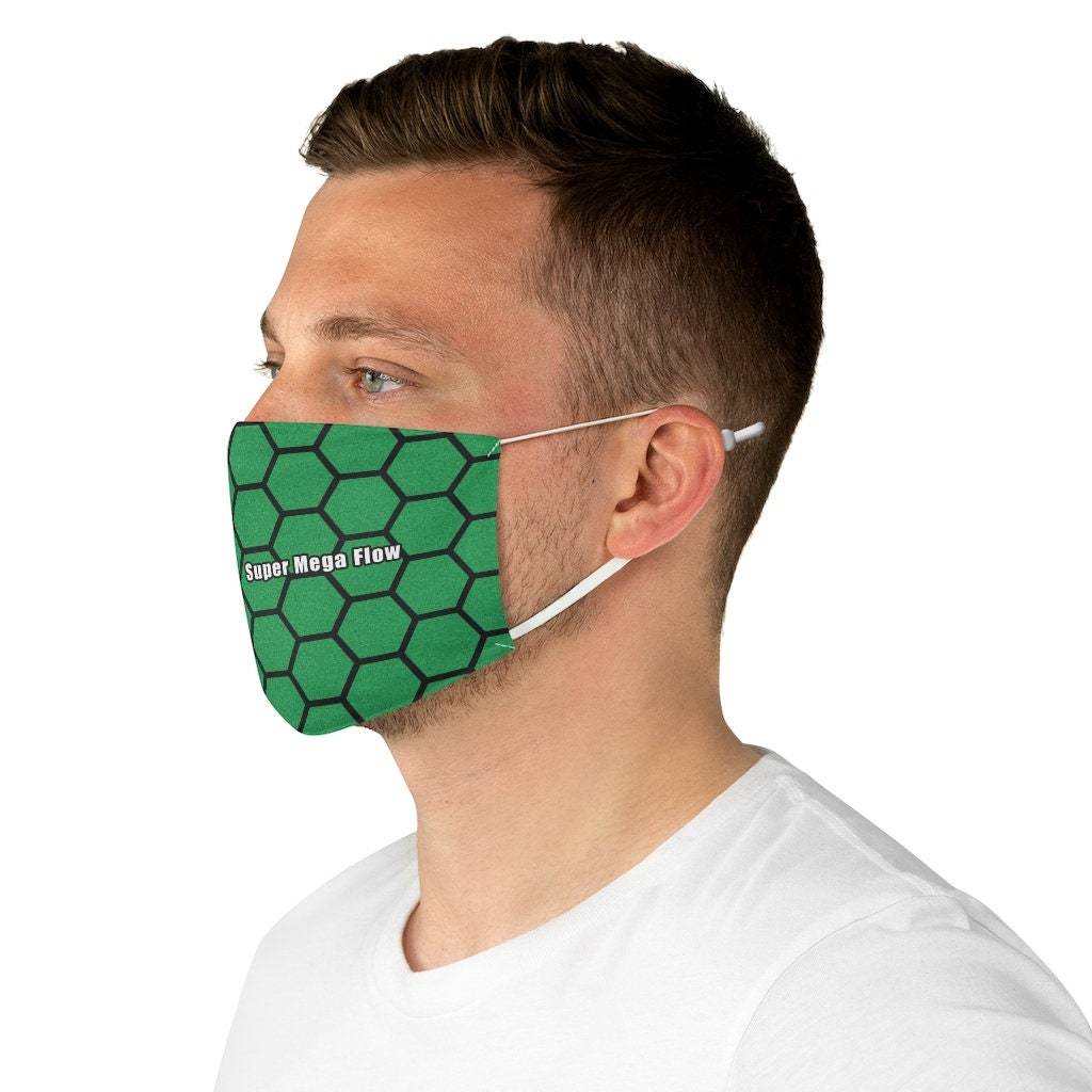 Maschera Viso Verde Super Mega Flow