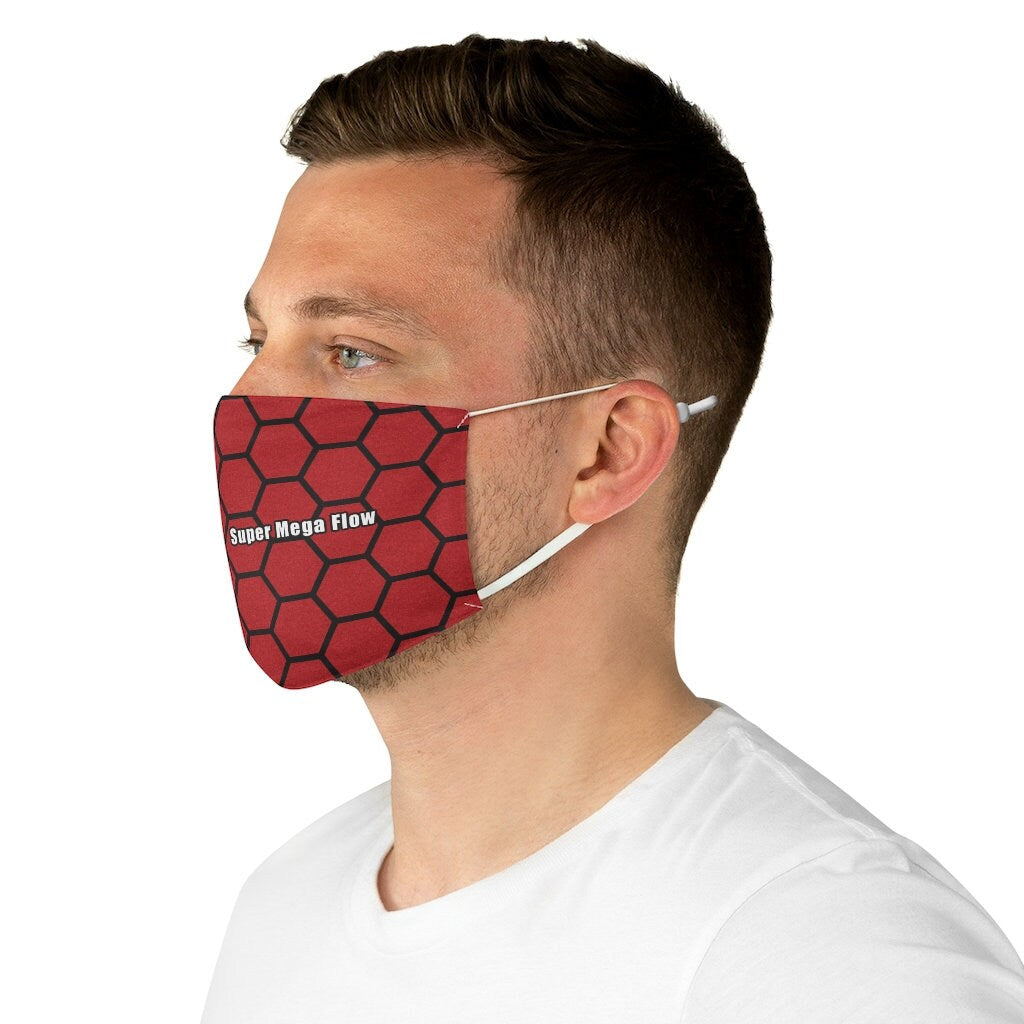 Maschera Facciale Rossa Super Mega Flow