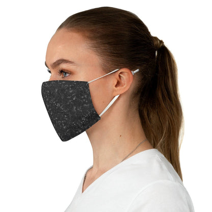 Maschera per il viso in tessuto di carbonio forgiato