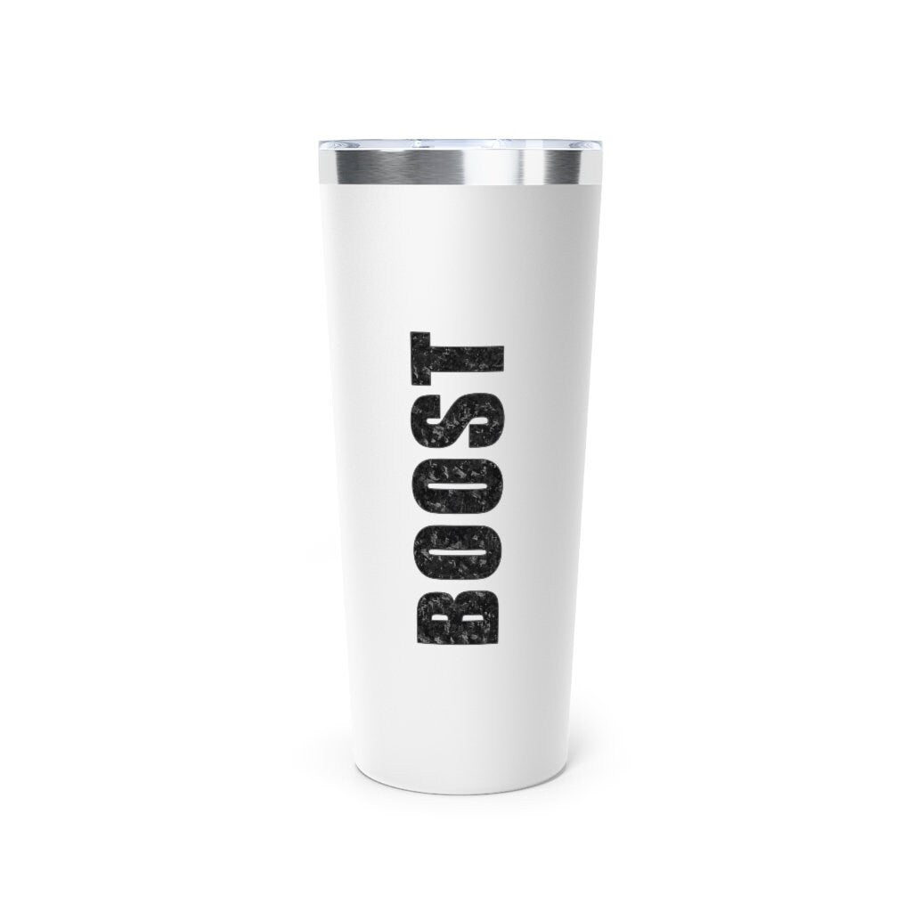 Tumbler Isolato a Vuoto in Rame con Finitura in Carbonio Forgiato, 22oz