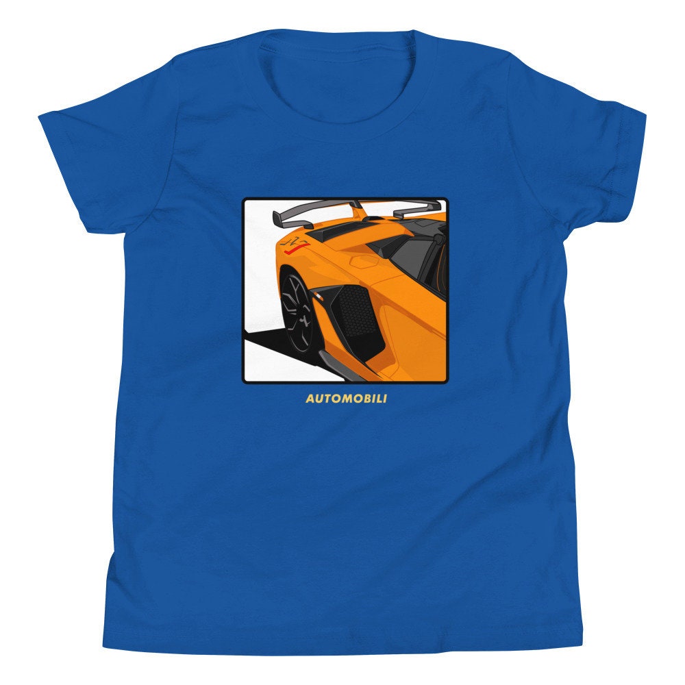 Supercar Automobili Youth Short Sleeve T-Shirt